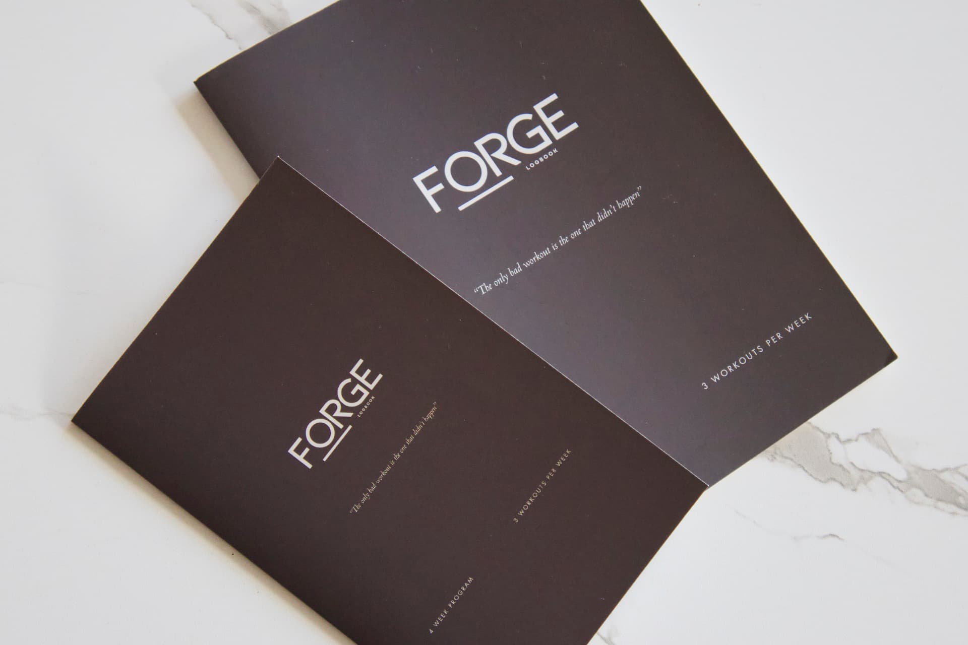 Home gym workout logbook for garage training