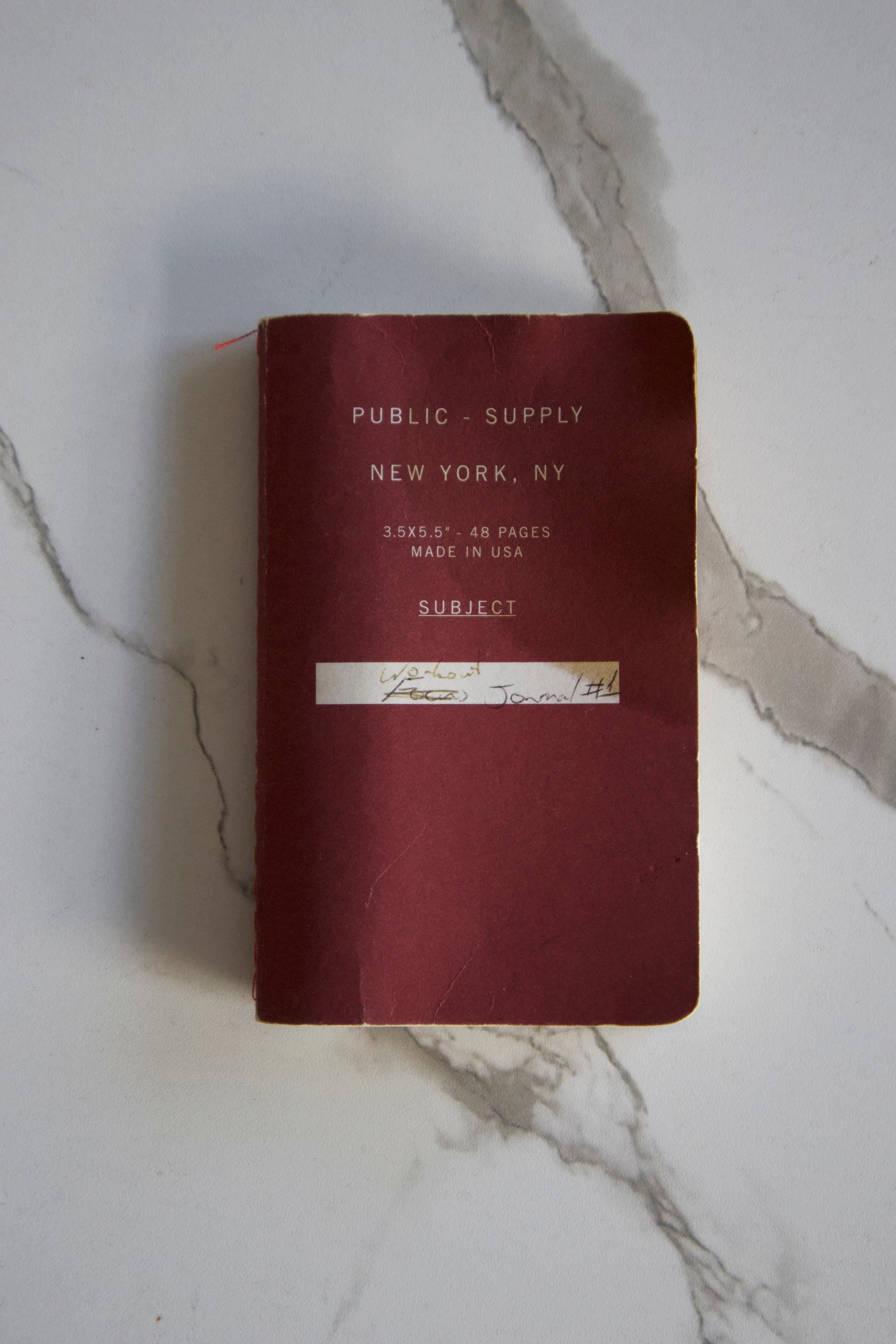 StrongLifts 5x5 logbook with hardcover design